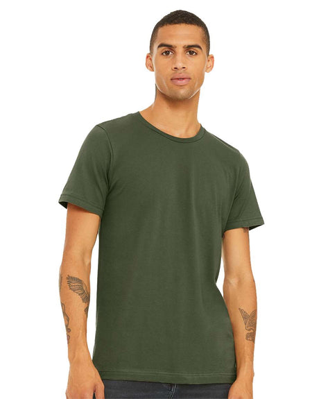 Image 1: Bella Canvas Unisex Jersey TeeImage 2: Soft jersey fabric unisex shirtImage 3: Premium Bella Canvas casual teeImage 4: Blank unisex shirt for printingImage 5: Lightweight everyday t-shirtImage 6: Classic jersey crewneck style