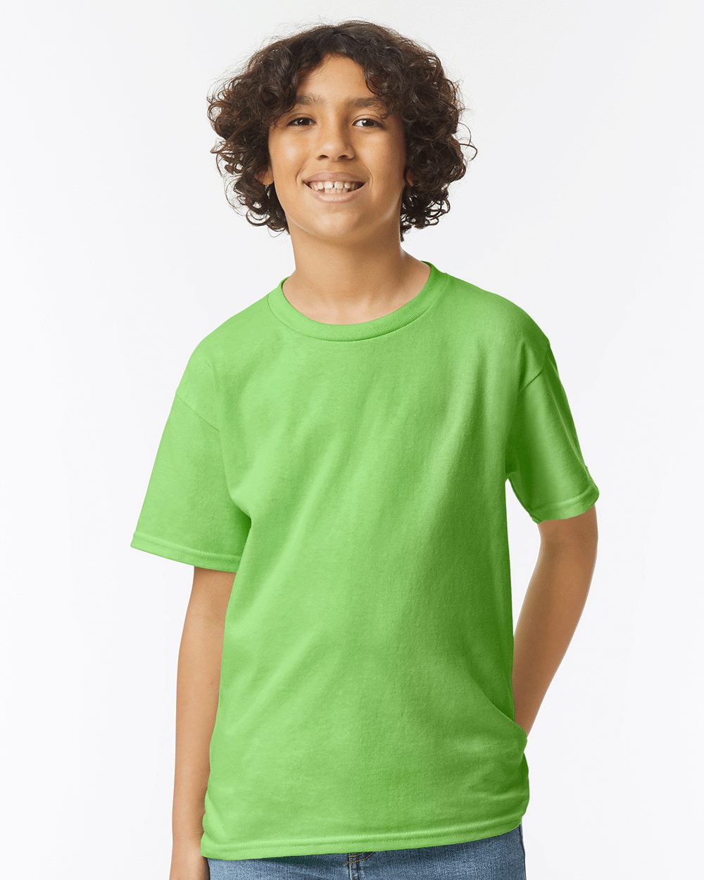 Gildan® Cotton Youth Crewneck Short Sleeve T-Shirt