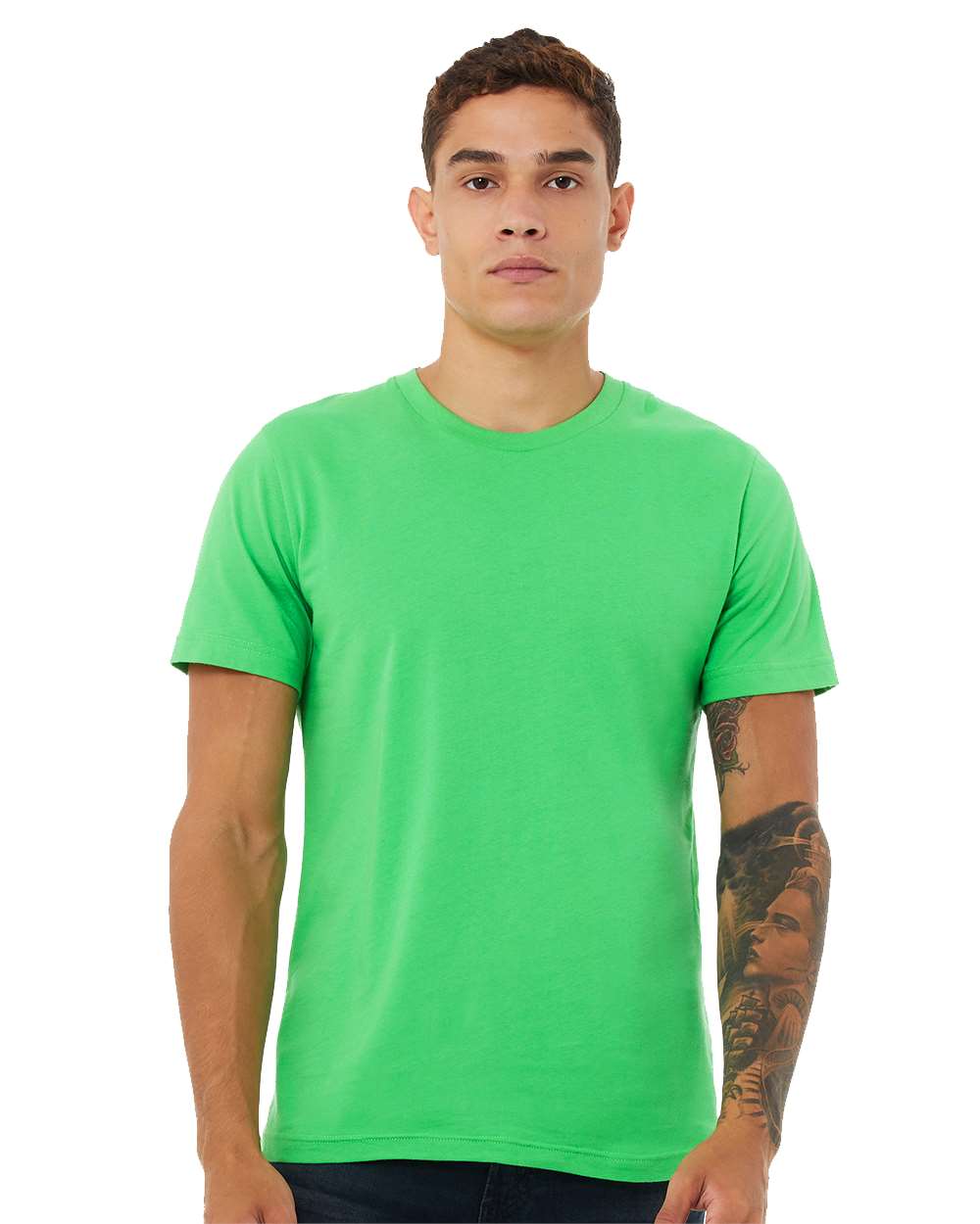 BELLA + CANVAS® Men’s Premium Jersey Crewneck Short Sleeve Tee for Everyday Wear