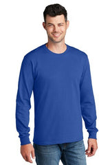 Port & Company® Crewneck Long Sleeve Core Cotton Tee