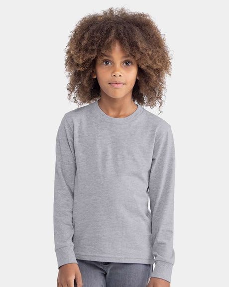 Next Level® Youth Long Sleeve Cotton T-Shirt