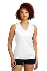 Sport-Tek® Ladies Sleeveless PosiCharge Competitor V-Neck T-Shirt