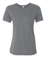 BELLA + CANVAS® Women's Relaxed Fit Heather CVC Crewneck Tee
