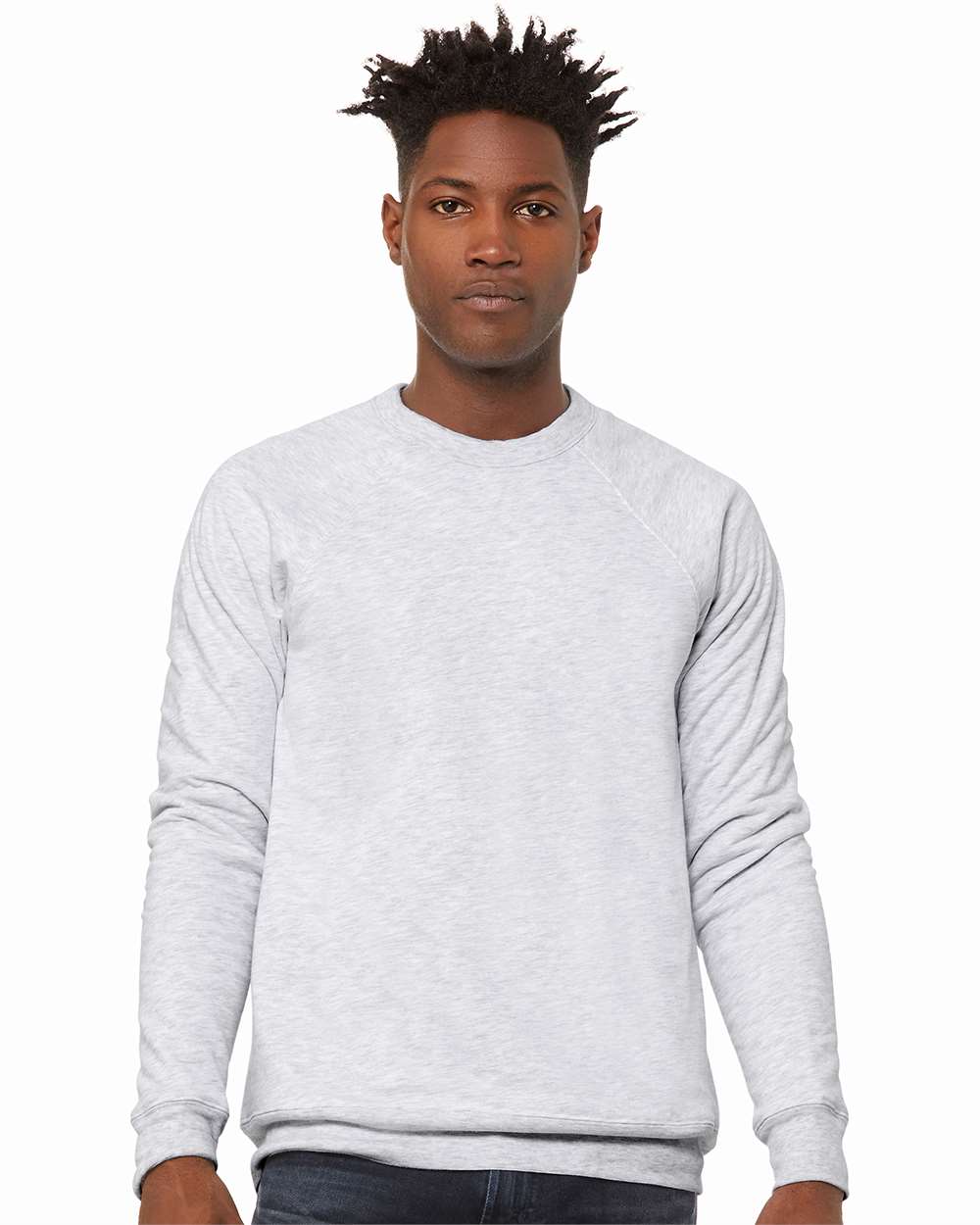 BELLA + CANVAS® Sponge Fleece Raglan Crewneck Long Sleeve Sweatshirt