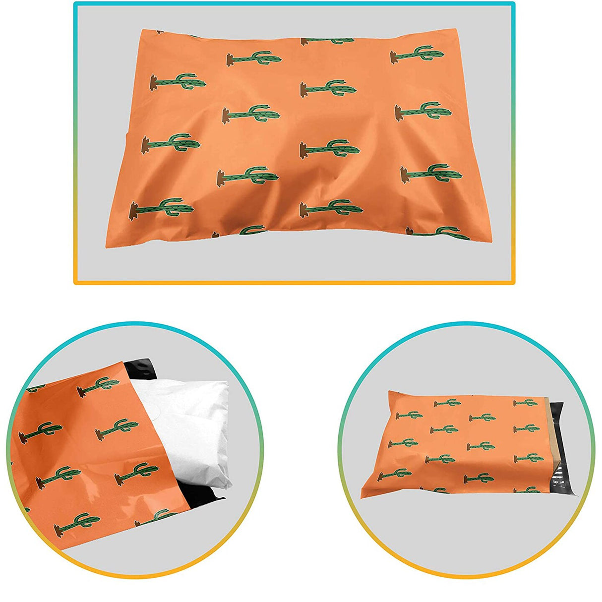 Design Poly Mailer Envelopes 10" x 13" Glossy Multi Pack & Design