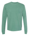 Comfort Colors® Unisex Garment-Dyed Heavyweight Long Sleeve Pocket T-Shirt