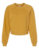 BELLA + CANVAS® Women's Raglan Long Sleeve Pullover Fleece