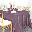 Rectangular Crushed Taffeta Tablecloth 90x156 Wisteria