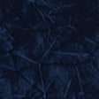 Navy Blue Flocking Crushed Velvet Upholstery Fabric,