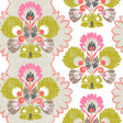 Floral Damask Cotton Broadcloth Fabric - 18" X 18" Repeat (1 Yard)