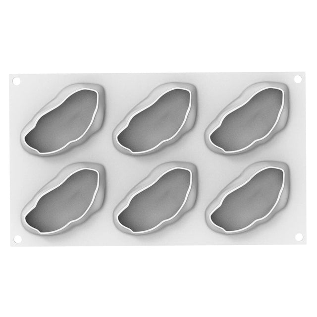 Silikomart PISTACHIO 120 Silicone Mold, 6 Cavities