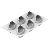 Silikomart PISTACHIO 120 Silicone Mold, 6 Cavities