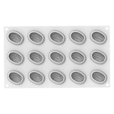 Silikomart CAFFE 30 Silicone Mold, 15 Cavities