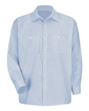 Red Kap Men's Tall Industrial Stripe Work Shirt