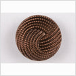 Copper Knotted Glass Shank Back Button - 22L/14mm