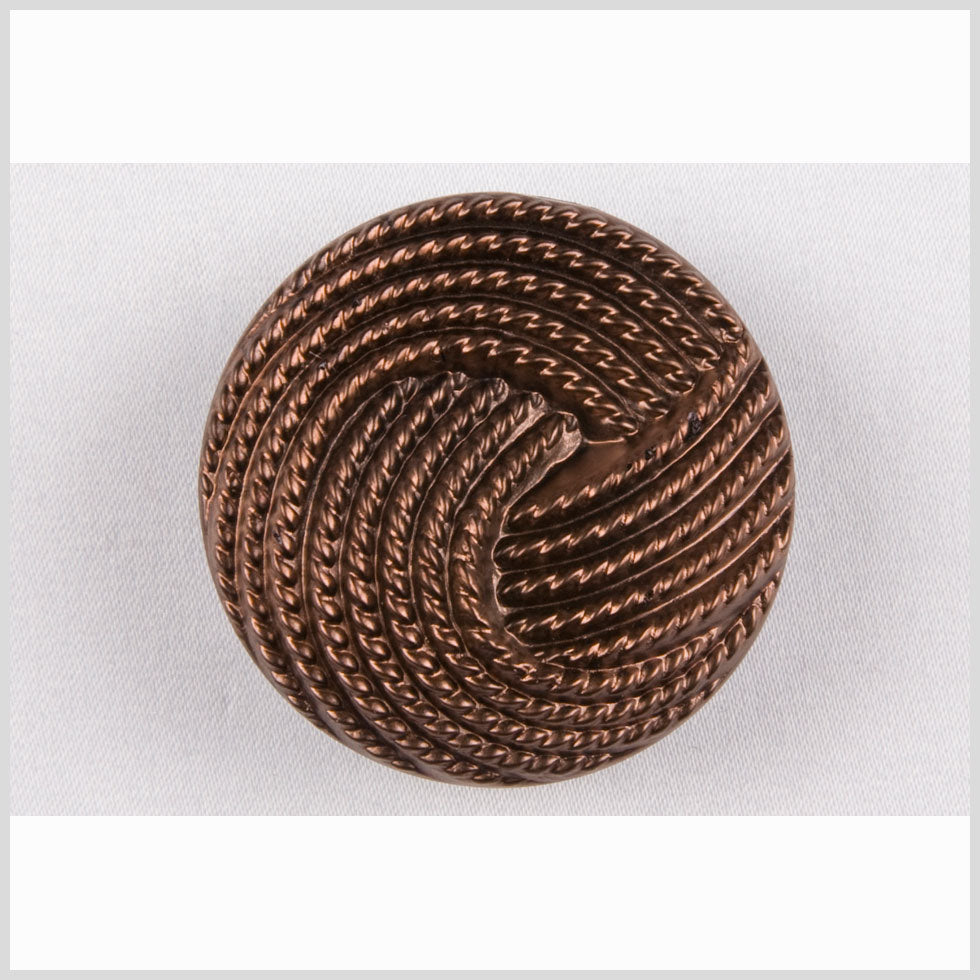 Copper Knotted Glass Shank Back Button - 22L/14mm