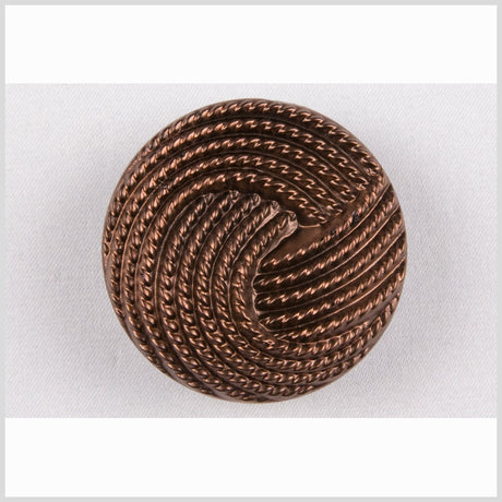 Copper Knotted Glass Shank Back Button - 44L/28mm