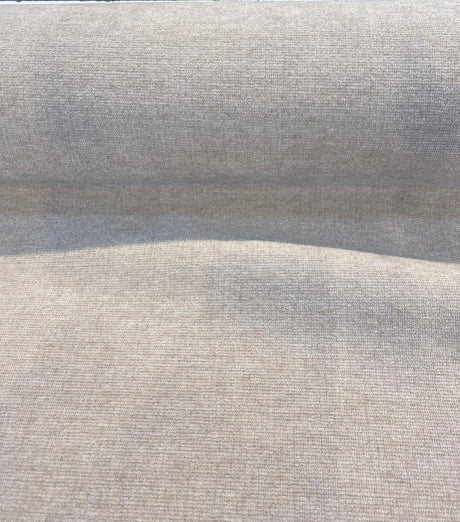 Sunbrella Outdoor Chenille Bliss Velvet Acrylic Fabric - Beige Plush Upholstery, 54" Width (1 Yard)
