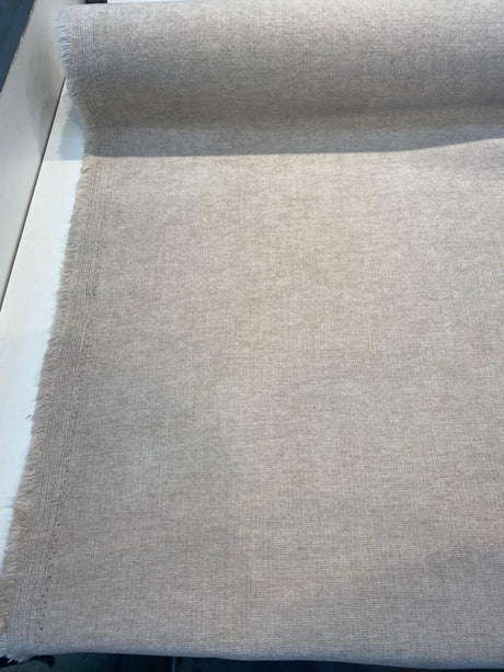 Sunbrella Outdoor Chenille Bliss Velvet Acrylic Fabric - Beige Plush Upholstery, 54" Width (1 Yard)