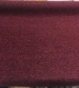 Wine Heavy Chenille Backed Upholstery Fabric - Wine Solid, 56" Width (1 Yard)