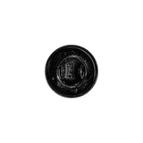 Black Glass Button - 22L/14mm