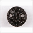Black Glass Button - 28L/18mm