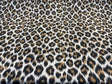 Leopard Natural Cotton Canvas Fabric - Leopard Print, 56" Width (1 Yard)