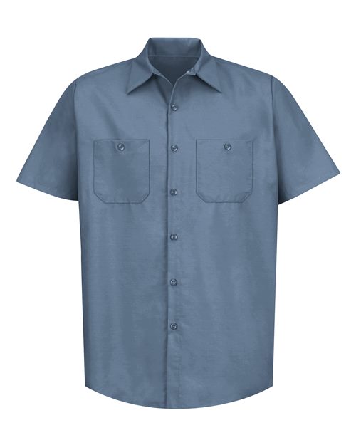 Red Kap Men's Tall Industrial Short Sleeve Work Shirt