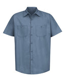 Red Kap Men's Tall Industrial Short Sleeve Work Shirt