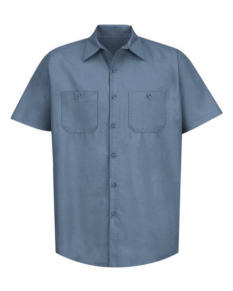 Red Kap Men's Tall Industrial Short Sleeve Work Shirt
