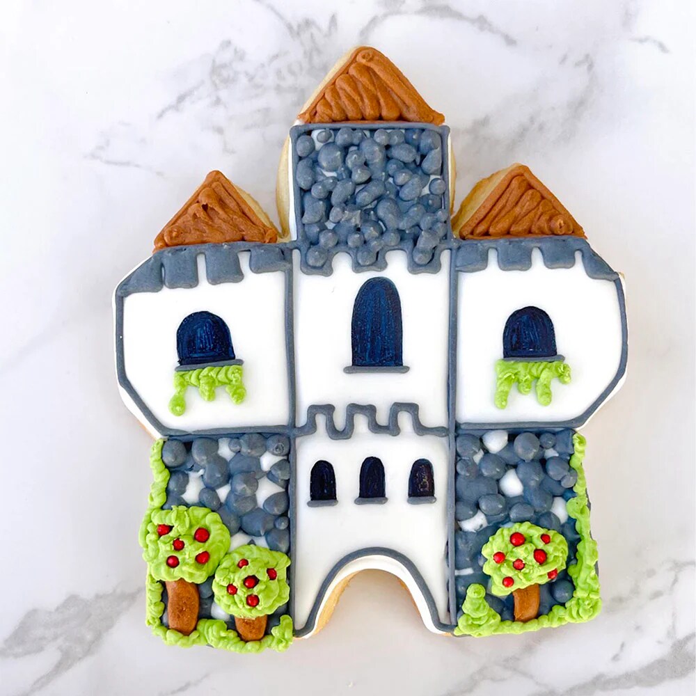 Ann Clark Haunted House or Princess Castle Cookie Cutter, 3.5"