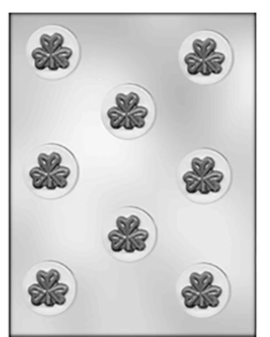 CK Products Shamrock on Circle Chocolate Mold