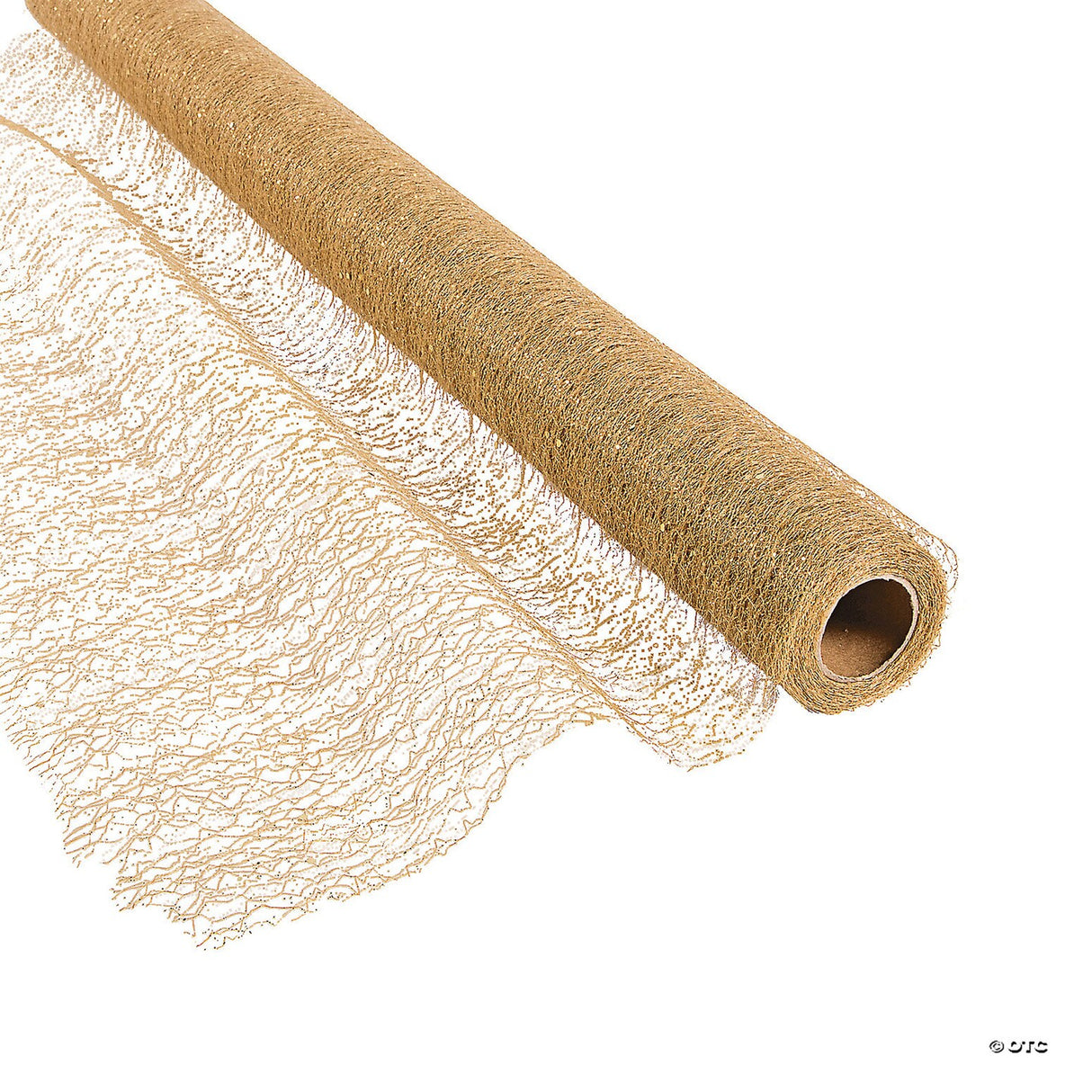 Gold Glitter Fabric Roll 30" x 30 ft.