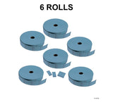 Blue Blank Double Roll Tickets Bulk 12000 Pieces