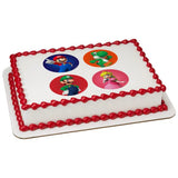 Super Mario Power Play Edible Cake Image PhotoCake