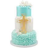 Religious Stained Glass Cross Set Cake Kit