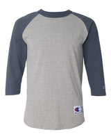 Champion® Three-Quarter Raglan Sleeve Baseball T-Shirt