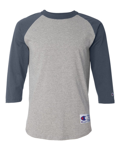 Champion® Three-Quarter Raglan Sleeve Baseball T-Shirt