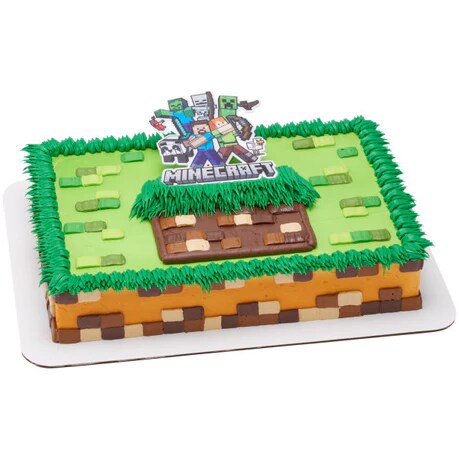 MINECRAFT Set Cake Decorating Kit Topper