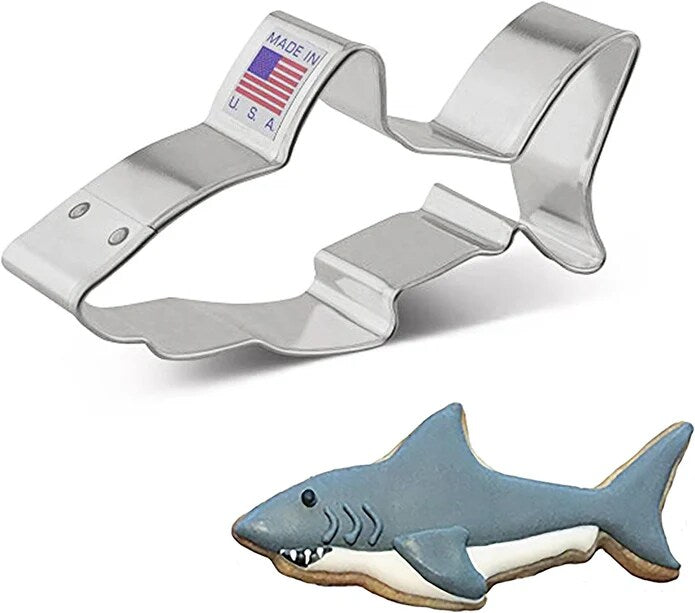 Ann Clark Great White Shark Cookie Cutter, 4"