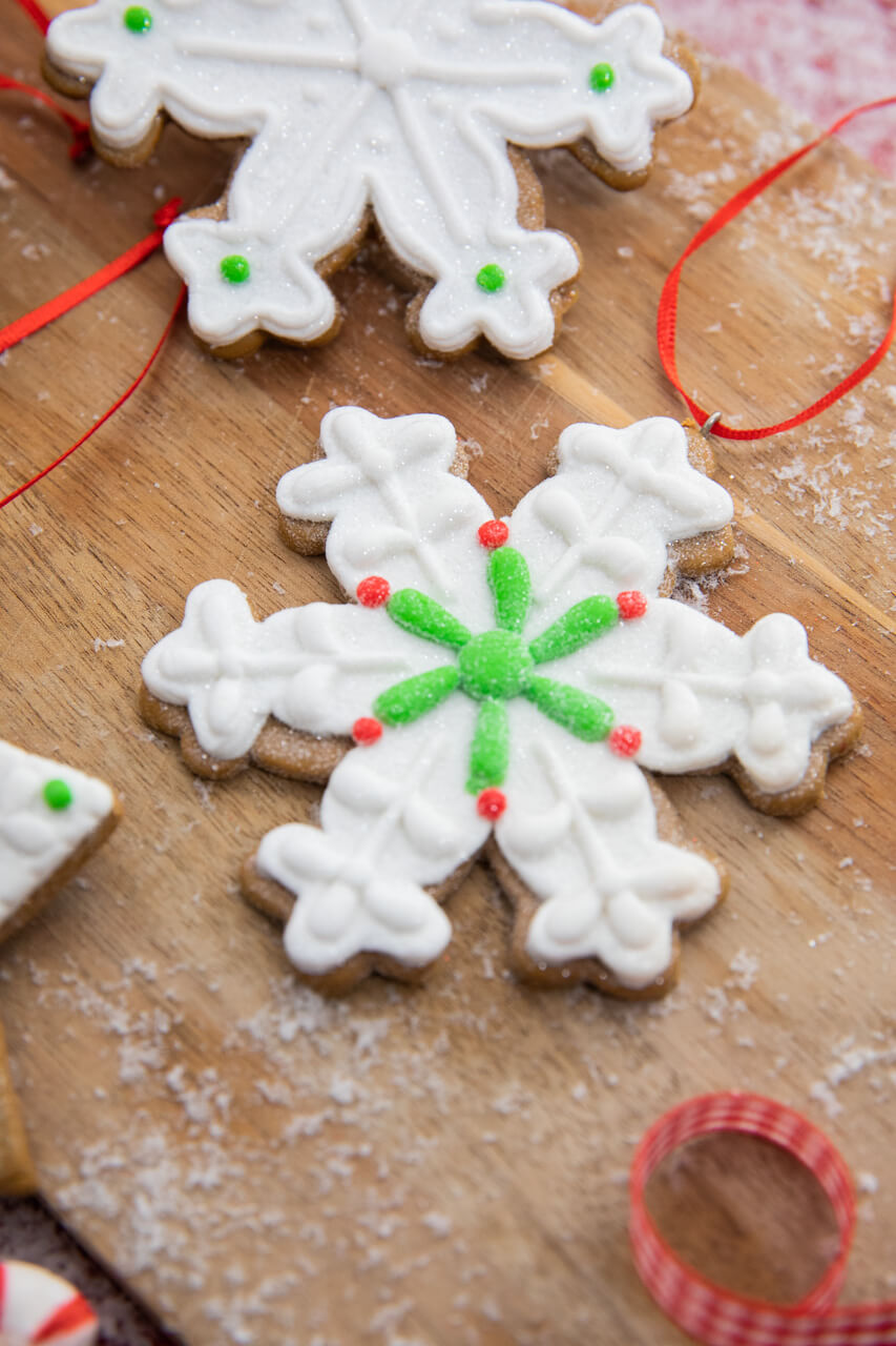 4” Snowflake Cookie Ornament