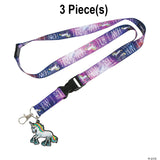 How I Roll Unicorn Lanyards with Charm