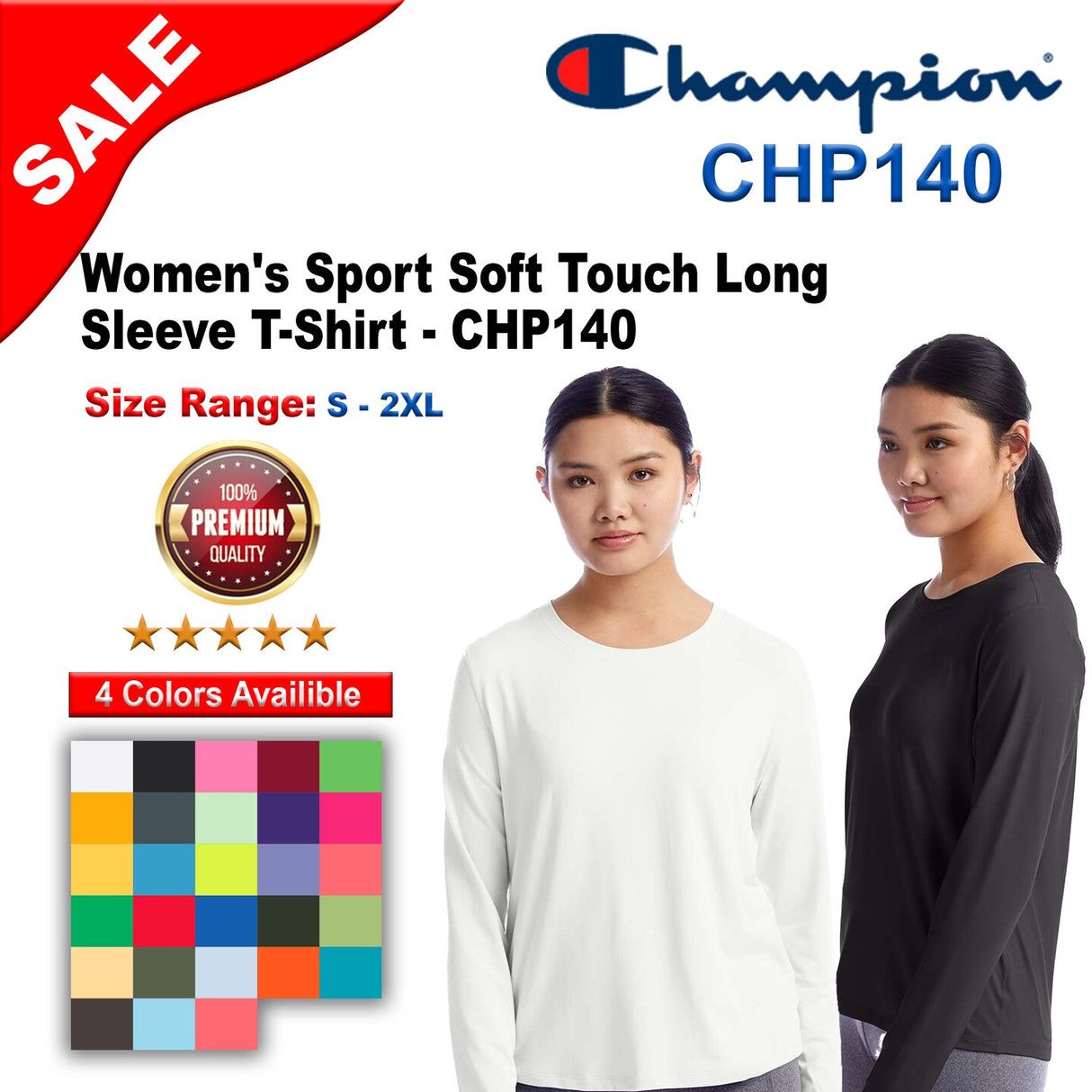 Champion® Women's Sport Soft Touch Long Sleeve T-Shirt