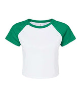 BELLA + CANVAS® Women's Micro Rib Raglan Short sleeve Tee