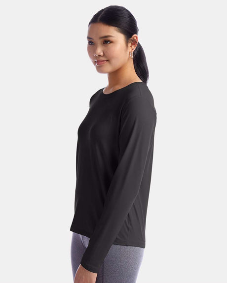Champion women's soft touch long sleeve performance T-shirt