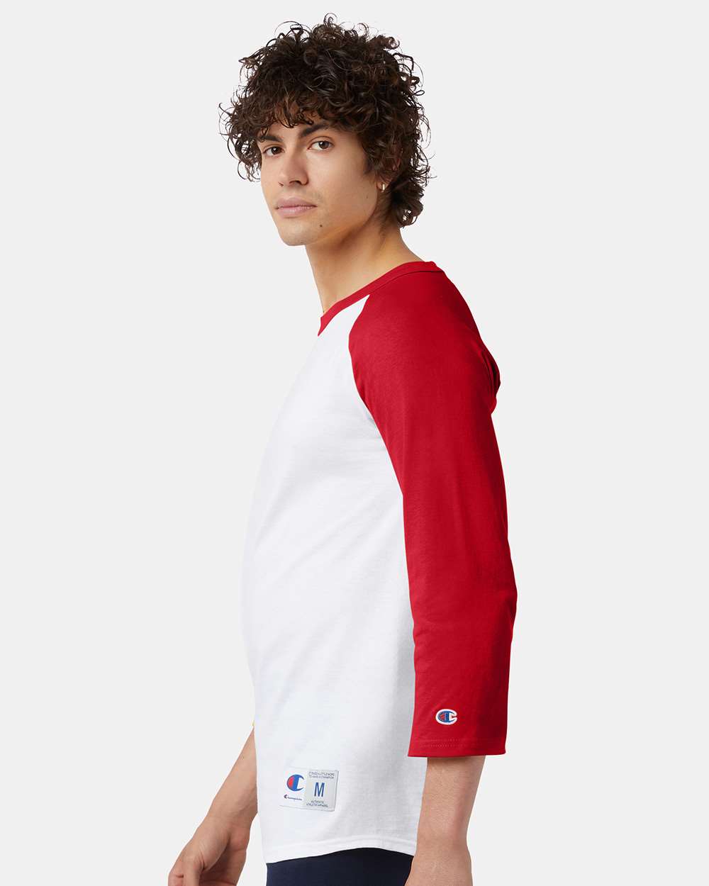 Champion® Three-Quarter Raglan Sleeve Baseball T-Shirt
