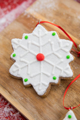 4” Snowflake Cookie Ornament
