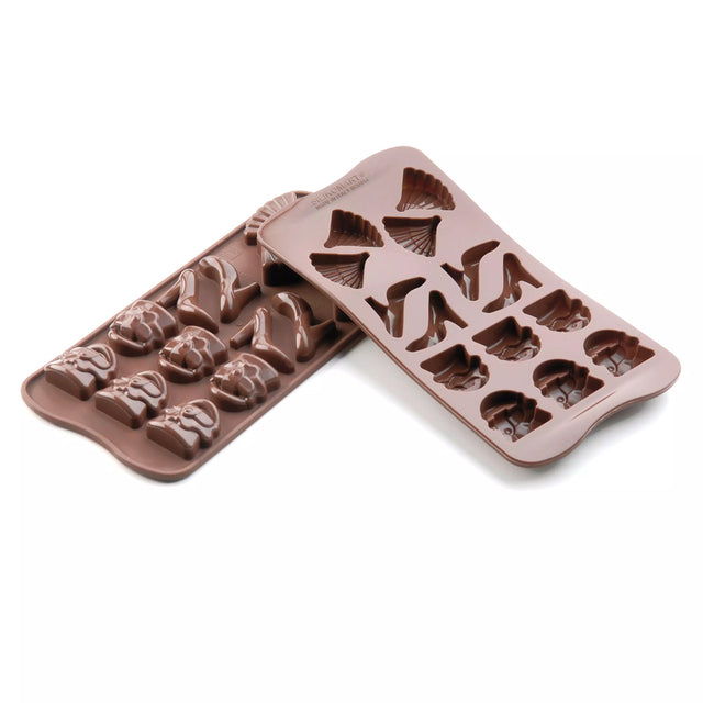 Silikomart Silicone Chocolate Mold: Designer Outfit Articles 14 Cavities