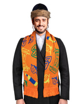 Purim Print Scarf Costume Accessory