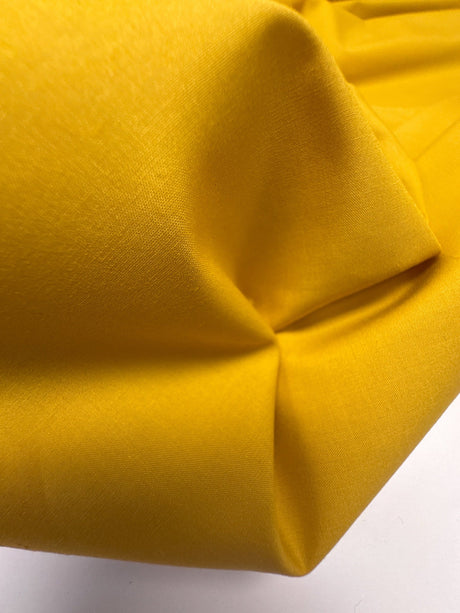 Italian Yellow Cotton Poplin